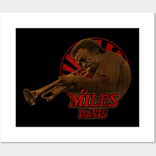 Retro Vintage Classic Miles Davis Posters and Art